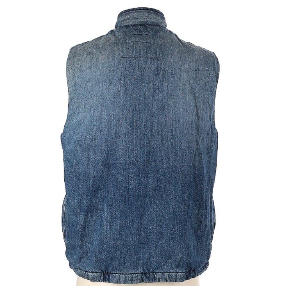 Current/Elliot Patchwork Denim Vest - image 4